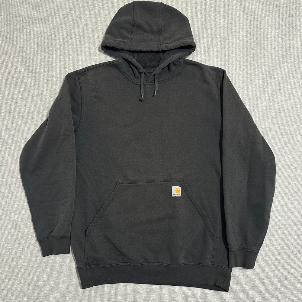 Carhartt K121 BLK Original Fit Pullover Hoodie Regular Fit Black Mens Medium